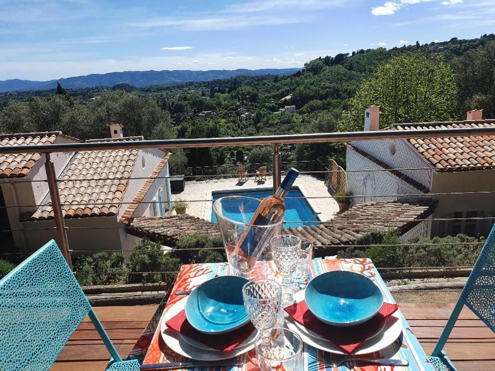 Apartment Picasso In Large Park With Heated Pool Châteauneuf-Grasse Kültér fotó